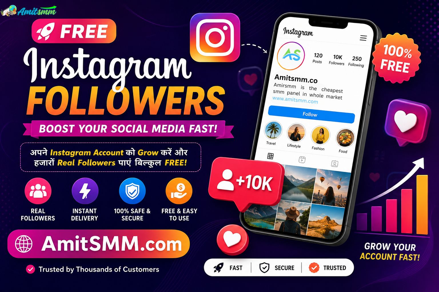 🚀 Free Instagram Followers – अपने Instagram को तेजी से Grow करें!