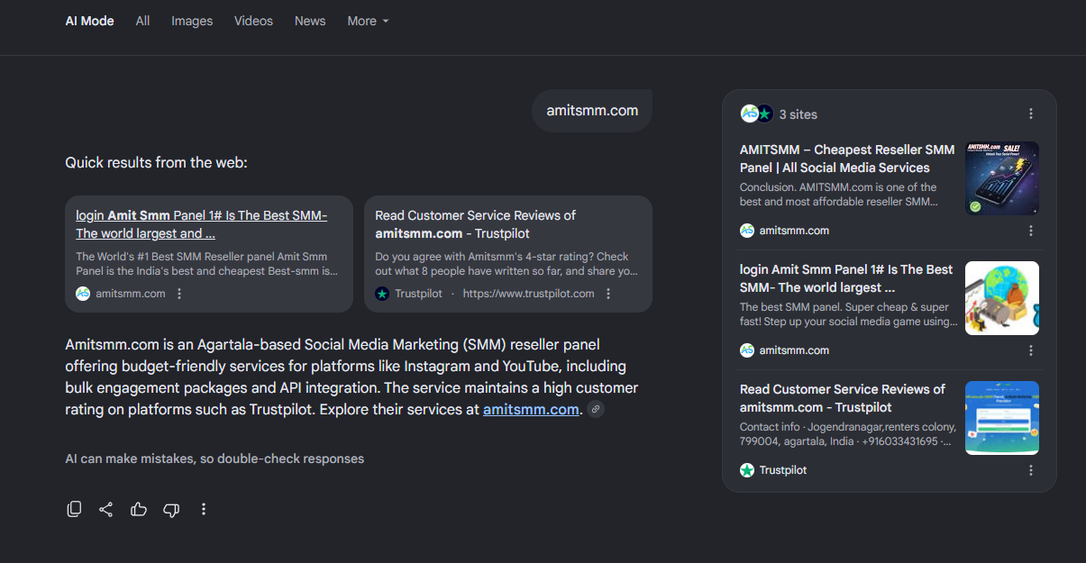 How Google AI Mode is Helping AmitSMM Become a Trusted SMM Panel in India